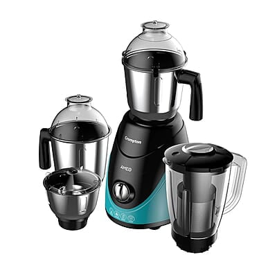 Crompton Ameo 750-Watt Mixer Grinder with MaxiGrind and Motor Vent-X Technology AMEO-4JARS