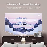 Portronics Beem 480 POR-2752 LED Projector – 5100 Lumens | 1080p | Android 9.0 | White