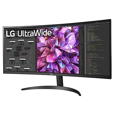 LG 34-Inch ,Curved Ultrawide QHD IPS Monitor, Black, 34WQ60C LG 34-Inch ,Curved Ultrawide QHD IPS Monitor, Black, 34WQ60C