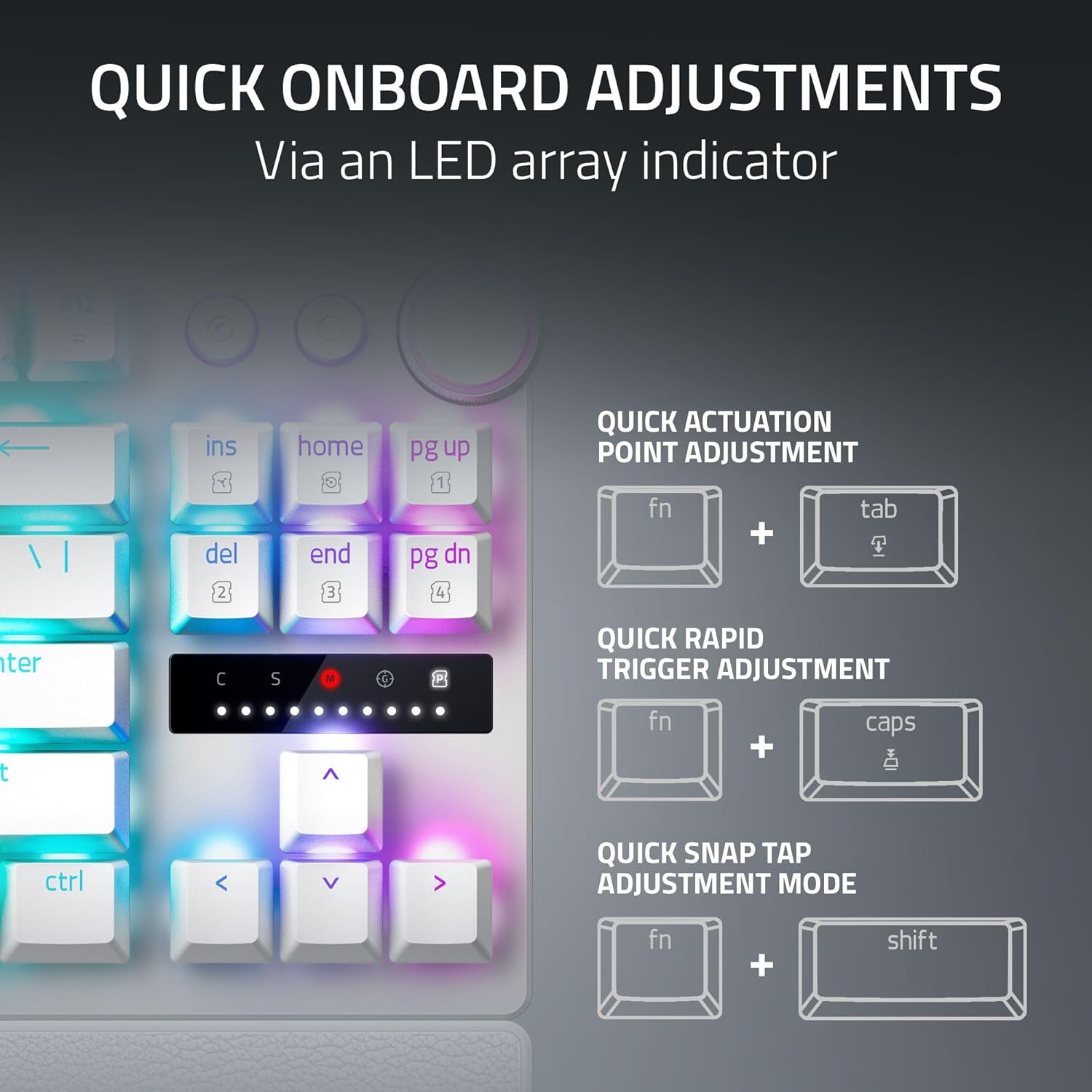Razer Huntsman V3 Pro Tenkeyless Gaming Keyboard – Optical Switch | RGB | USB
