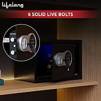 Lifelong LLHSL08 22Litres Home Safe Electronic Locker with LED Light  Digital Security Safe for Home & Office