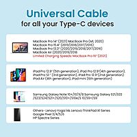 Portronics Flash C2 – 240W USB4 Type-C Cable, 40Gbps, supports high-speed data transfer, fast charging, and is compatible with various devices. Durable design for long-lasting use.
