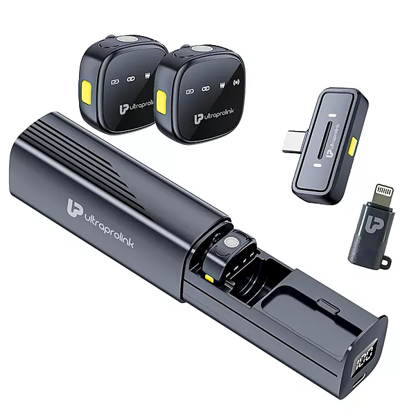 UltraProlink UM1214 - Sonic Pro Dual Microphone with Charging Case