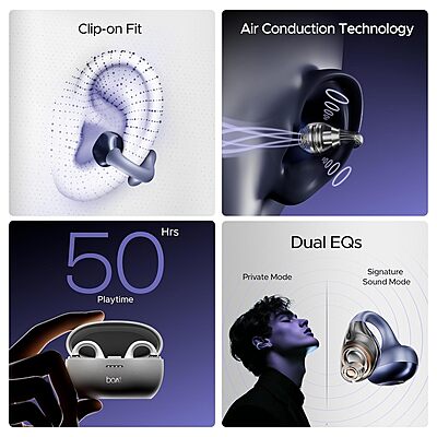 boAt Airdopes Loop (Lavender Mist) boAt Airdopes Loop (Lavender Mist)