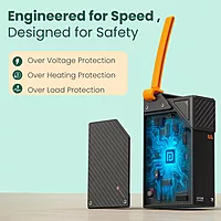 Portronics 3015 Halley 20000mAh Power Bank – 65W PD Fast Charge  | Laptop Compatible  Black