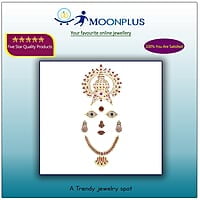 God Ornament Amman Face/Mugam with Crown/Kireedom and Lotus Attigai