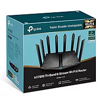 TP-Link Archer AX95 AX7800 Tri-Band 8-Stream Wi-Fi 6 7800 Mbps Wireless Router (Black, Tri Band)