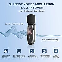 Portronics Dash 7 – 8-Pin Wireless Mic for iPhone & iPad offers crystal-clear audio, easy connectivity, and compact design, making it perfect for content creators and on-the-go recording.