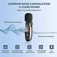 Portronics Dash 7 – 8-Pin Wireless Mic for iPhone & iPad offers crystal-clear audio, easy connectivity, and compact design, making it perfect for content creators and on-the-go recording.