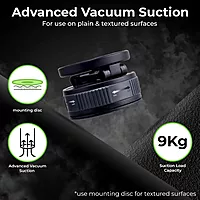 UltraProlink UM1226 - Magneto Universal Magnetic Dash/ Glass Mount with Vacuum Grip