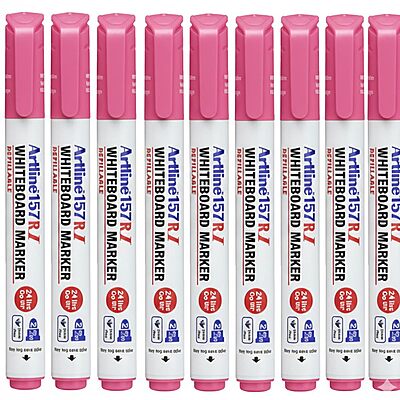Whiteboard Marker EK-157RI Pink – Pack of 10