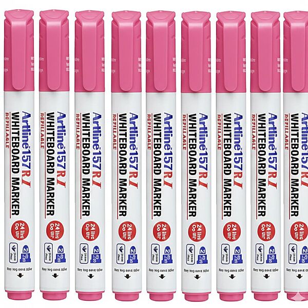 Whiteboard Marker EK-157RI Pink – Pack of 10 Whiteboard Marker EK-157RI Pink – Pack of 10
