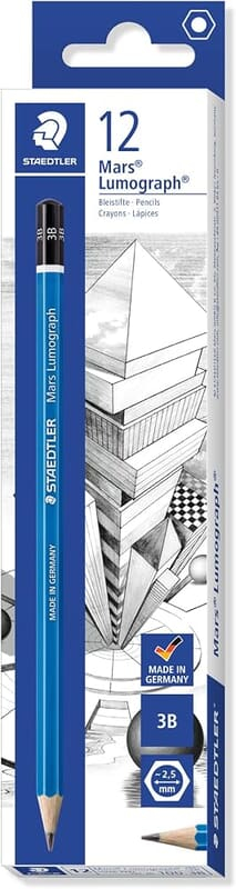 STA 100 LUMOGRAPH PENCILS - 3B STA 100 LUMOGRAPH PENCILS - 3B
