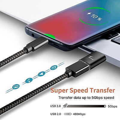 Techie USB-C to USB-A Converter (CONV9)