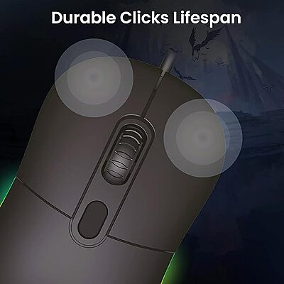 Open Box Ant Esports GM40 /RGB LED, Lightweight (115 gms) ,Ergonomic Design, Upto 2400 DPI Wired Optical Gaming Mouse Open Box Ant Esports GM40 /RGB LED, Lightweight (115 gms) ,Ergonomic Design, Upto 2400 DPI Wired Optical Gaming Mouse