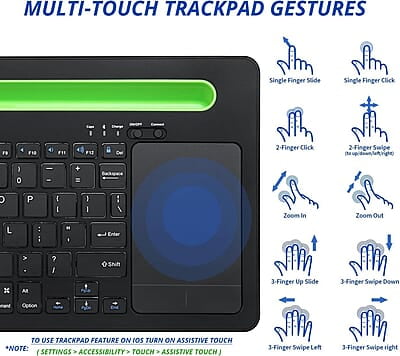 ZOOOK Finger Pad Bluetooth Multi Device Touchpad Keyboard ZOOOK Finger Pad Bluetooth Multi Device Touchpad Keyboard