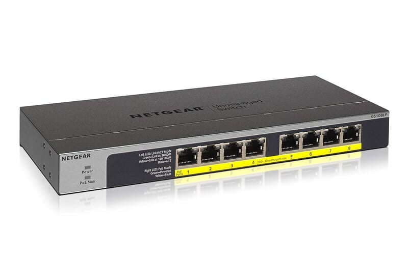 Netgear GS108LP-100EUS POE Switch Netgear GS108LP-100EUS POE Switch