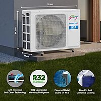 Godrej 1.5 Ton 3 Star, 5 Years Comprehensive Waranty, 5-In-1 Convertible Cooling, Inverter Split AC