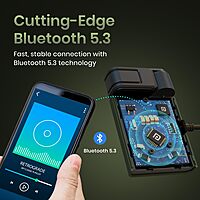 Portronics Auto Tune | Bluetooth Car Audio with Enhanced Bass Control, delivering superior sound quality and seamless connectivity for an immersive driving experience. Tune in and enjoy!