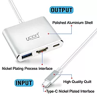 uPort 3-Port HDMI Switch – Seamlessly connect up to 3 devices to one HDMI display. Supports 4K UHD resolution for stunning visuals. Easy switching with a button. Perfect for home entertainment!