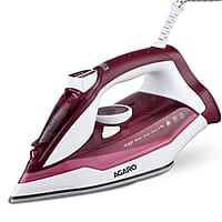 AGARO Imperial Steam Iron, 2200W, Ceramic Coated Sole Plate 350 Ml Water Tank