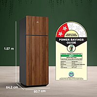 Godrej 244 L 2 Star Wood Finish, 30 Days Farm Freshness, Frost Free Inverter Double Door Refrigerator