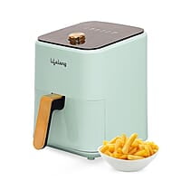 Lifelong Air Fryer 1 Year Warranty 1200W, 4L, Air Fryer for Home, Airfryer, Electric Air-Fryer Green