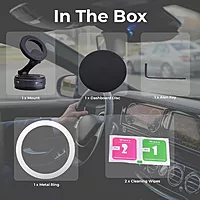 UltraProlink UM1226 - Magneto Universal Magnetic Dash/ Glass Mount with Vacuum Grip