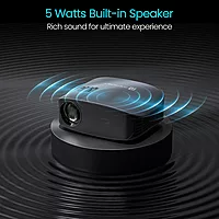 Portronics Beem 490 POR-2669 LED Projector – 6000 Lumens | 1080p | Android 9.0 | Black