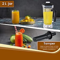 AGARO Grand Professional Blender/Grinder/Mixer, 2000 watts, 2 Litres BPA Free Jar, Commercial heavy duty blender, High Power & Speed Blender, 100% Copper Motor, Pulse Function, 8 Leaf SS Blade