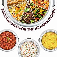 Borosil Pronto Dual 1.8 L Electric Rice Cooker with 2 Pot | 700W, Keep Warm Feature with Indicator Display, Anti Skid Rubber Feet | Cook & Boil Noodles, Rice, Upma, Idli, Dhokla | 2 Years Warranty