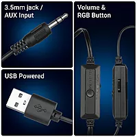 Zebronics Igloo 2 – 2.0 USB Speakers, 10W, RGB Lighting, Compact & Powerful Sound for PC & Laptop