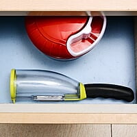 Wonderchef Smart Multifunctional Vegetable/Fruit Peeler for Kitchen with Containers, Stainless Steel Blade