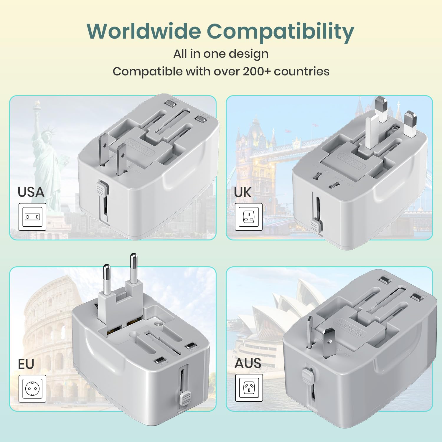 Portronics Juicemate 3 Universal Adapter delivers 6A AC output, fast charging, compact design, and multiple device compatibility. Built-in safety features make it perfect for home and travel.