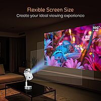 Portronics Beem 550 POR-2314 LED Projector – 6000 Lumens | Full HD 1080p | Android | White