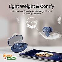 Portronics Twins S16 – TWS Earbuds, 24H Playtime, Blue. Enjoy seamless connectivity, superior sound quality, and a stylish design. Perfect for music lovers and on-the-go lifestyles!