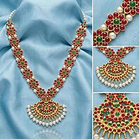 Gold Plated Attigai Choker Necklace