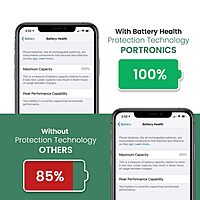 Portronics POR 2119 Bella 15W Wireless Charger – 4-in-1 | iPhone, Earpod, iWatch | Black