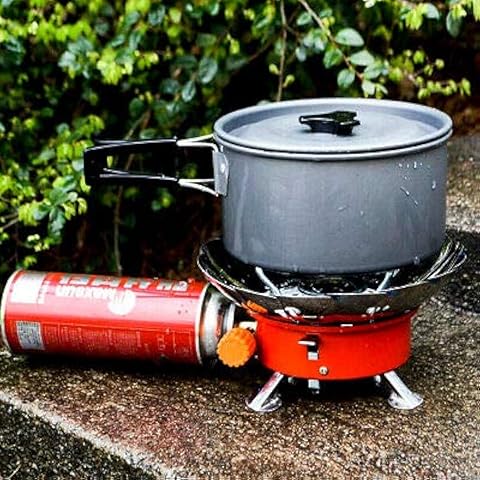 Camping Stove Gas Stove Folding Furnace Portable Square-Shaped Gas Butane Burner