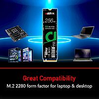 Addlink S68 256GB NVMe M.2 SSD – PCIe Gen3 | Up to 2000MB/s | 5-Year Warranty