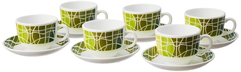 BOROSIL SET OF 4 LUNCH BOX SQUARE + ROUND DAISY KNS