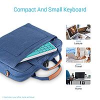 Portronics Key 2 Wireless Keyboard & Mouse Combo – White & Blue | Reliable Wireless Combo |