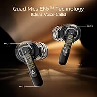 boAt Airdopes 141 ANC TWS in-Ear Earbuds w/ 32 dB ANC, 42 Hrs Playback, 50ms Low Latency Beast Mode, 4 Mics with ENx, ASAP Charge, IWP Twch with BT v5.3 & IPX5 Ear Buds TWS