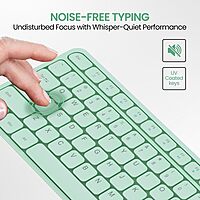 Portronics Ki-Pad 3 Blue USB Keyboard – Full Size offers a comfortable typing experience with its sleek design, responsive keys, and reliable connectivity, perfect for home or office use.