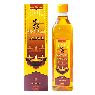 Granules Premium Pooja Oil for Diya – 500ml