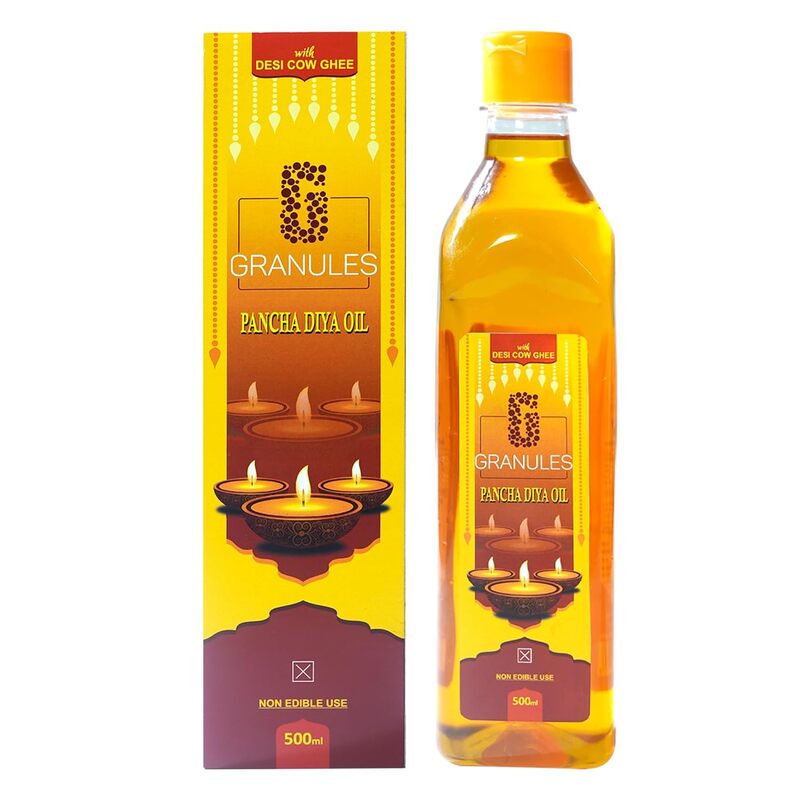 Granules Premium Pooja Oil for Diya – 500ml Granules Premium Pooja Oil for Diya – 500ml