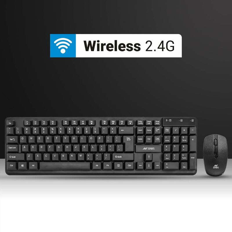 ANT ESPORTS KEYBOARD &MOUSE WIRELESS COMBO MKWM2023
