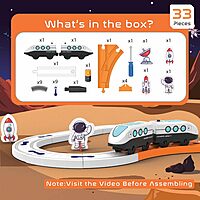 Space Train Set - 28 Pcs