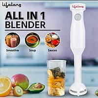 Lifelong Stainless Steel 300 Watts Hand Blender Low Noise Anti-Splash