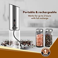 AGARO Gravity Salt & Pepper Automatic Grinder